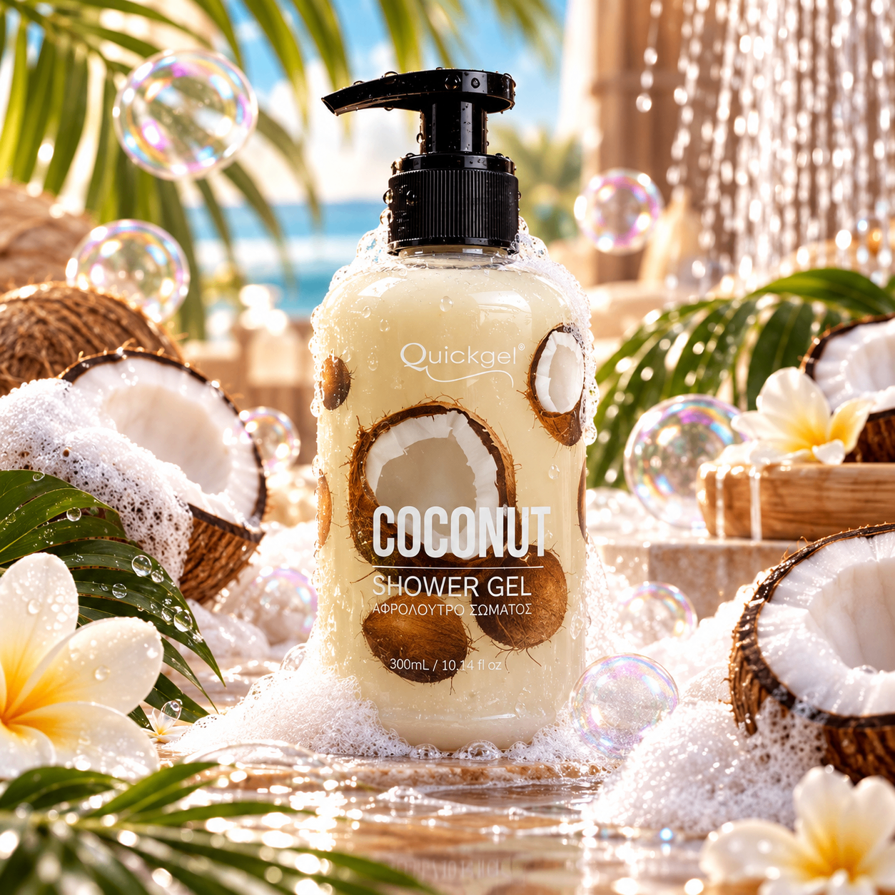 Shower Gel Coconut Quickgel – επαγγελματικό προϊόν