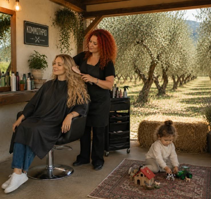 Dina Adamou Luxury Outdoor Hair Experience