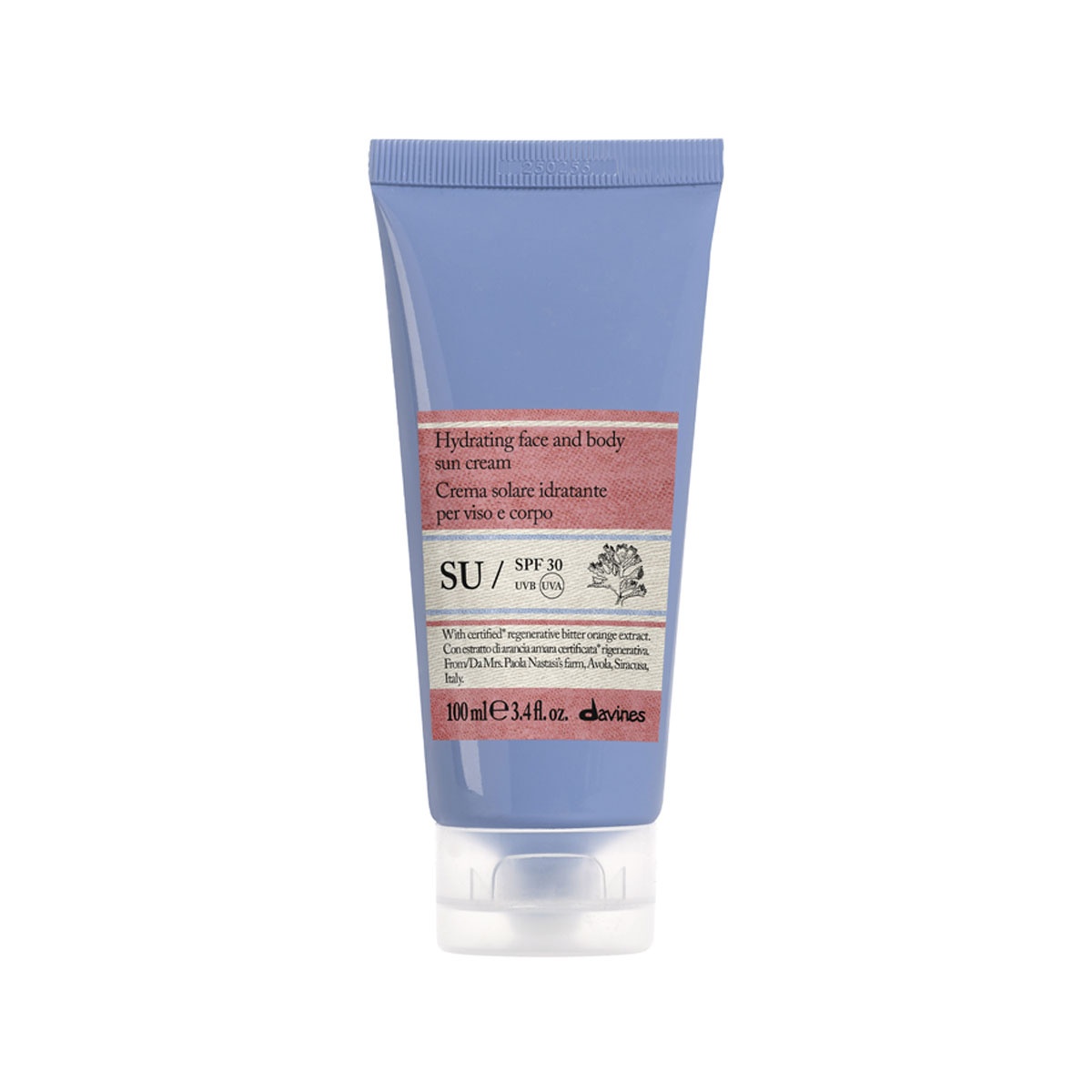SU FACE AND BODY SUN CREAM SPF30 100ml DAVINES – επαγγελματικό προϊόν