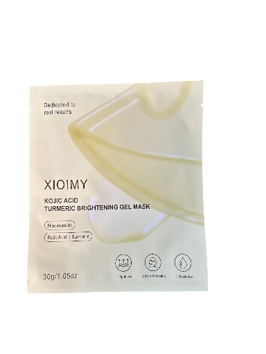Kojic Acid Turmeric Brightening Gel Mask βοηθά στη φωτεινότητα της επιδερμίδας, στην ομοιομορφία του τόνου, στη σύσφιξη των πόρων και προσφέρει ενυδάτωση για πιο καθαρό και λαμπερό πρόσωπο. – επαγγελματικό προϊόν